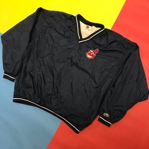90s vintage Cleveland Indians Baseball Warm-Up